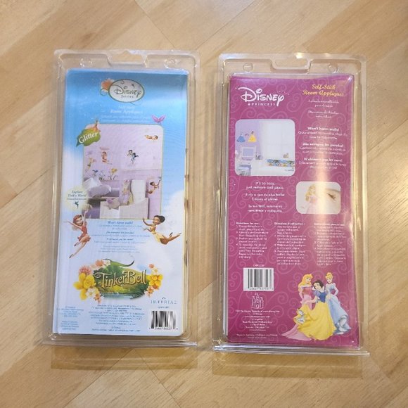 DISNEY Princess & Fairies Tinker Bell self-stick room appliques - 2 packages New - Picture 2 of 4